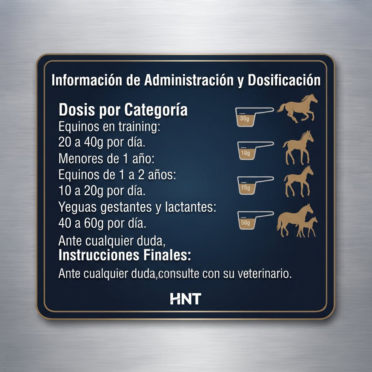 BIO-VIT-A-MIN de HNT: Dosis y administración