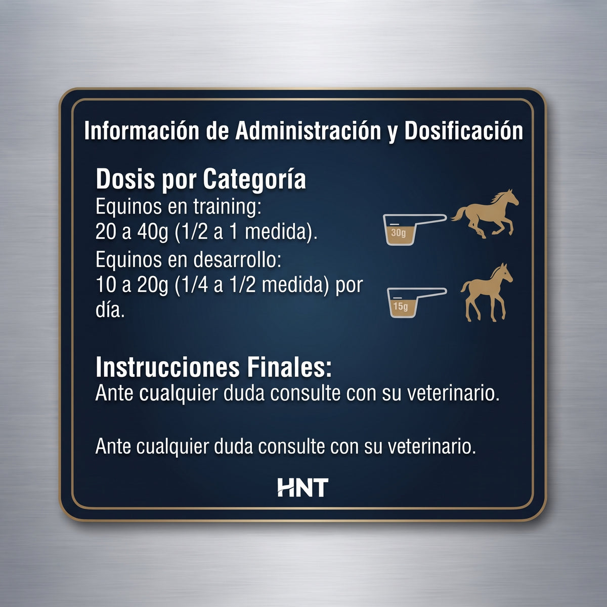MUSCRELAX de HNT: Dosis y administración