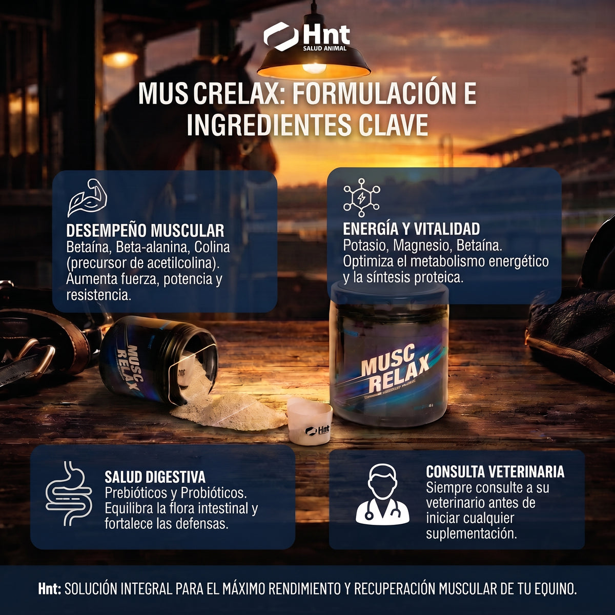 MUSCRELAX de HNT: Fórmula e ingredientes