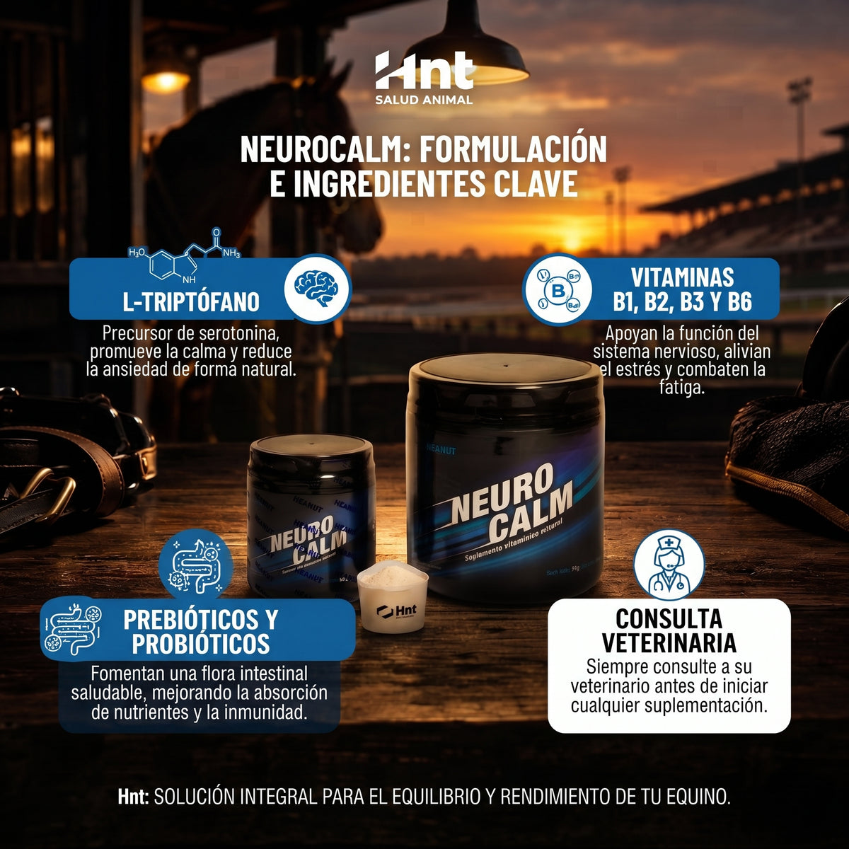 NEUROCALM de HNT: Fórmula e ingredientes