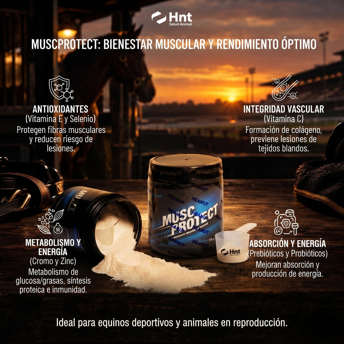 MUSCPROTECT de HNT: Beneficios clave