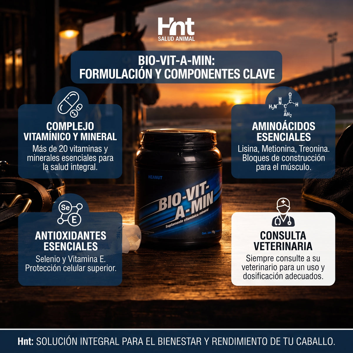 BIO-VIT-A-MIN de HNT: Fórmula e ingredientes
