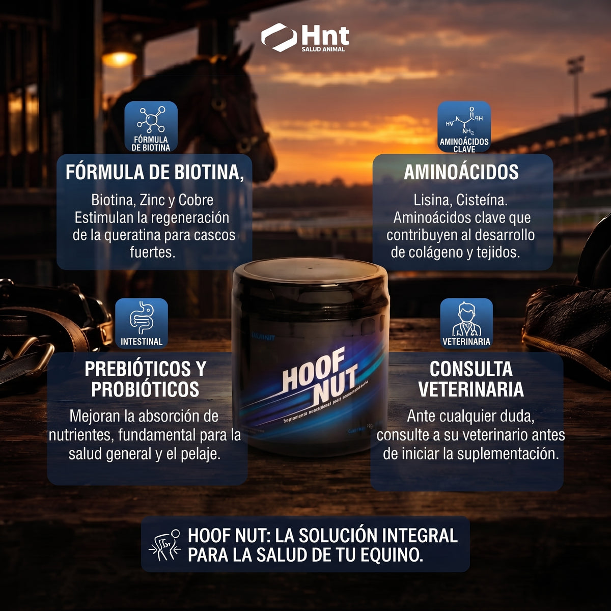HOOFNUT de HNT: Fórmula e ingredientes